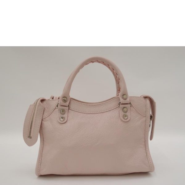 24576 2 Balenciaga Classic Mini City 2WAY Shoulder Bag Pink