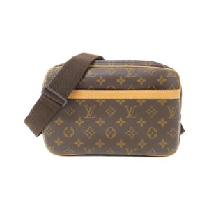 2460004020714 1 b Louis Vuitton Looping Monogram Canvas Shoulder Bag Brown