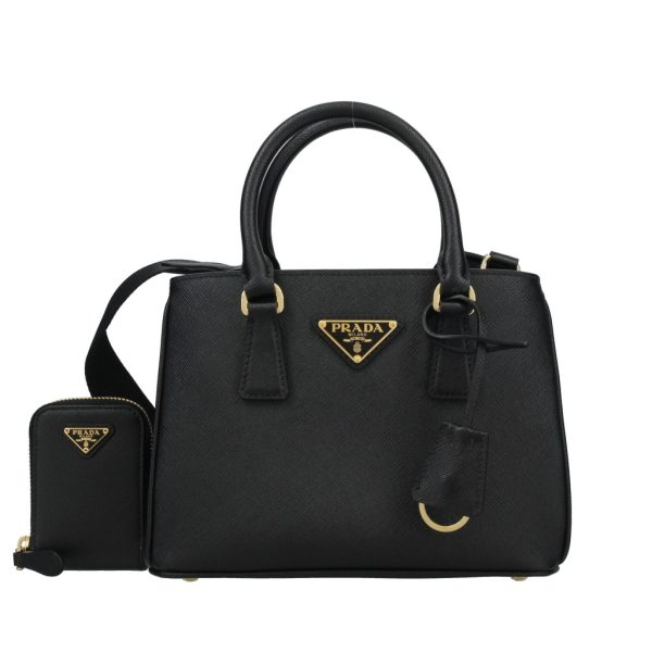 2500000007026 PRADA Handbag Leather Nero