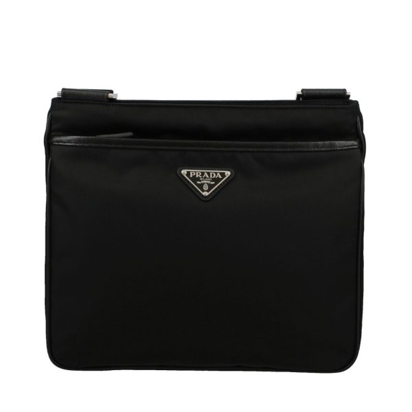 2500000050664 PRADA Shoulder Bag Leather Black