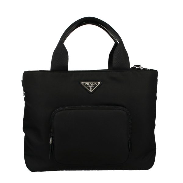 2500000050701 PRADA Tote Bag Nero Nylon Black