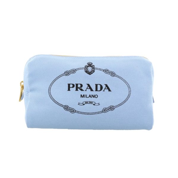 2500000113505 PRADA Pouch Cotton Celeste