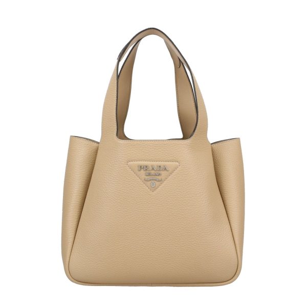 2500000141355 PRADA Handbag Leather Sabbia Beige