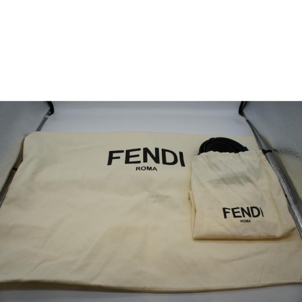 25456 3 Fendi Peekaboo Handbag Black