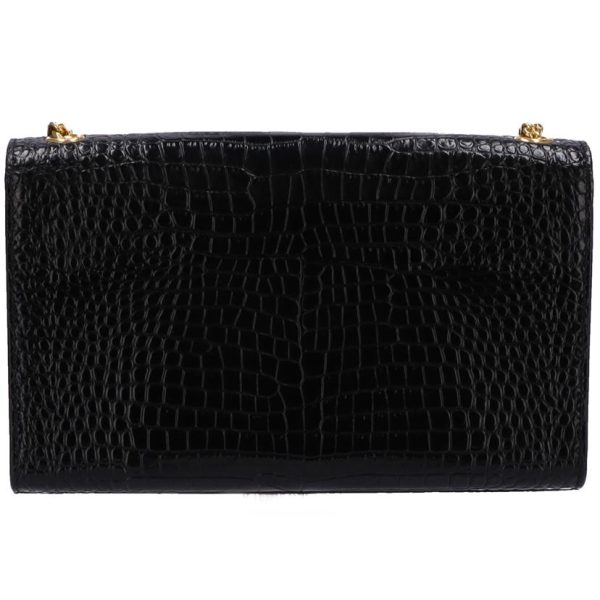 25778 2 Saint Laurent Cassandra Chain Shoulder Bag Black