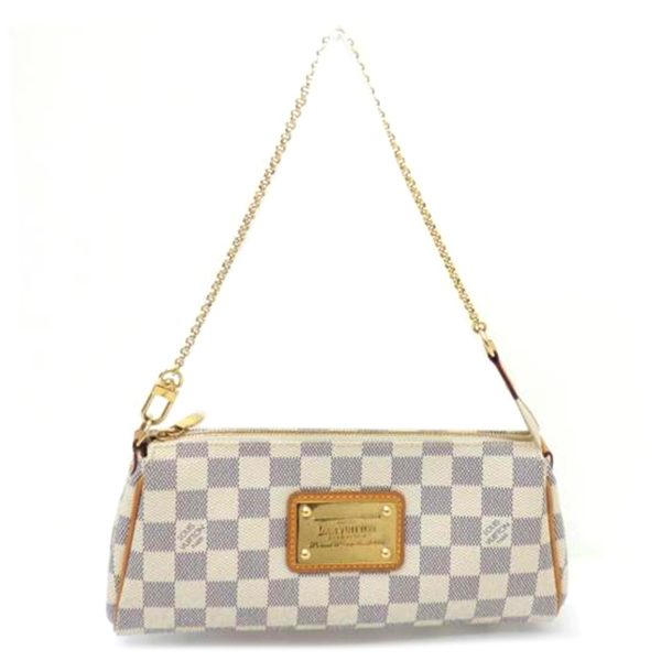 25962 1 Louis Vuitton Eva Damier Azur Bag White