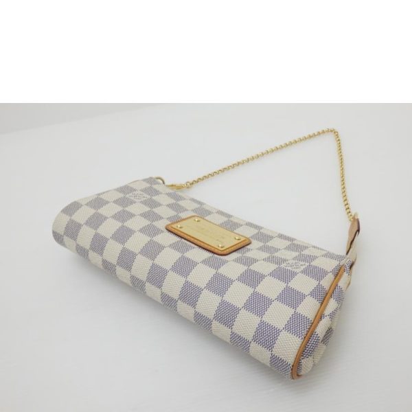 25962 3 Louis Vuitton Eva Damier Azur Bag White