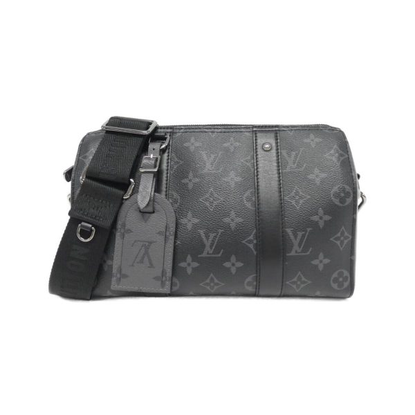 2600058073285 1 b Louis Vuitton City Keepall Shoulder Bag Monogram Eclipse