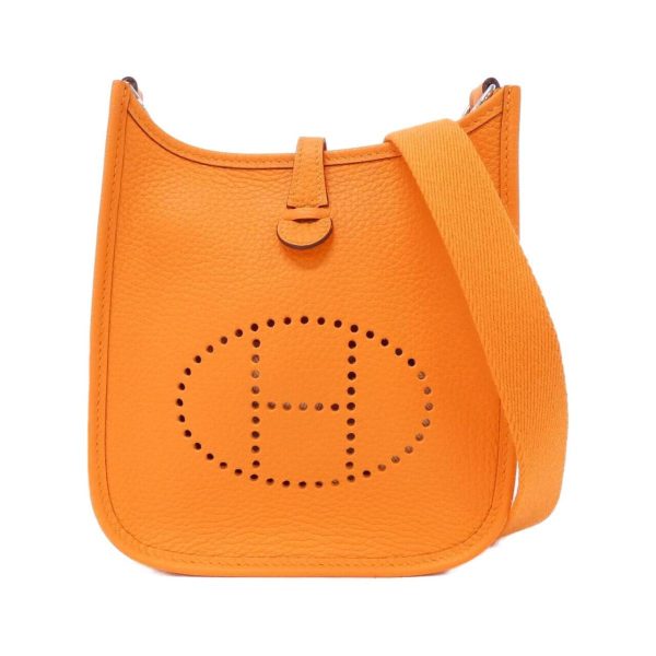 2600064227733 1 b Hermes Evelyn Shoulder Bag Orange