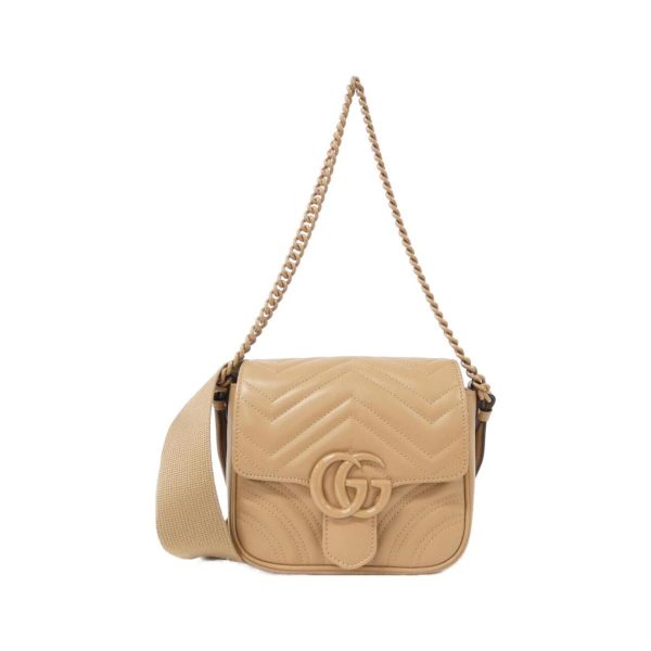 2600066357070 1 b Gucci GG Marmont Shoulder Bag Biege