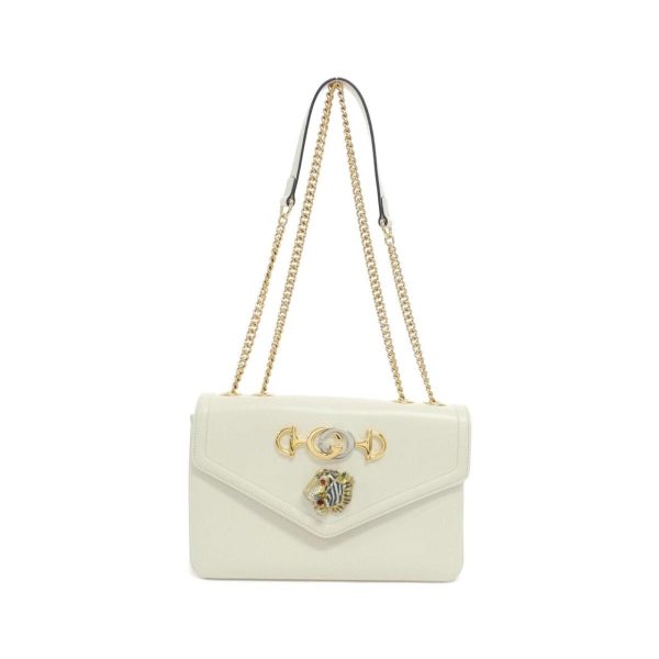 2600066959113 1 b Gucci Rajah Shoulder Bag White