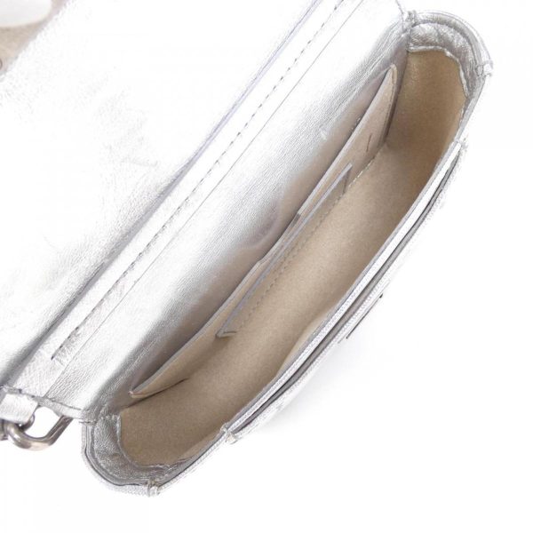 2600068996642 8 b Givenchy Pocket Mini Pouch Bag Leather Silver