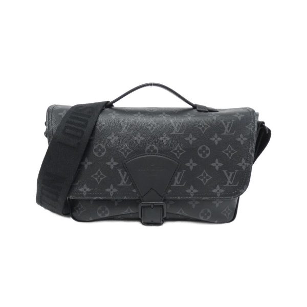 2600069423482 1 b Louis Vuitton Montsouris Messenger Shoulder Bag Monogram Eclipse