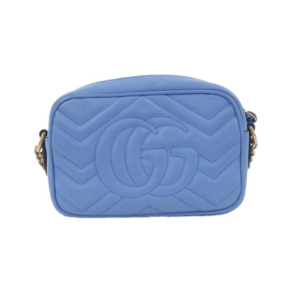 2600070333039 2 b Gucci GG Marmont Shoulder Bag Blue