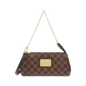 2600070337037 1 b Louis Vuitton Damier Triana Ebene Handbag Brown