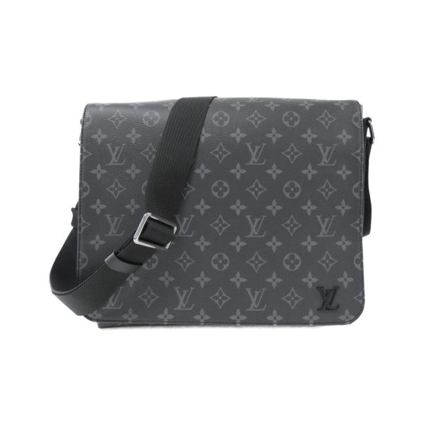 2600071438375 1 b Louis Vuitton District MM Shoulder Bag Monogram Eclipse