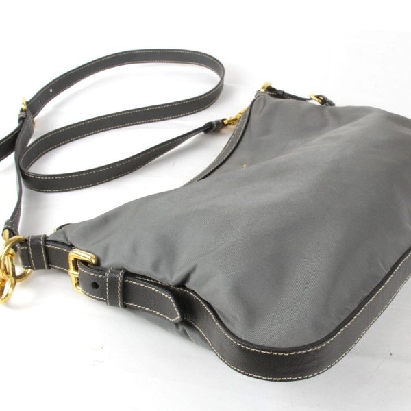 2605230905796t 4 Prada Nylon Shoulder Bag Gray