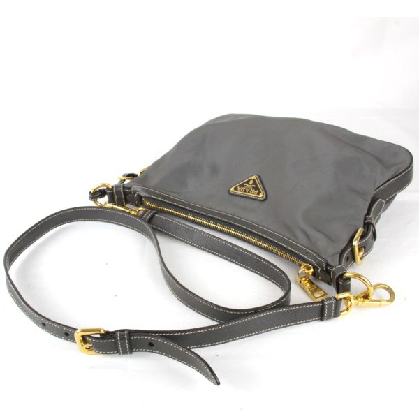 2605230905796t 6 Prada Nylon Shoulder Bag Gray