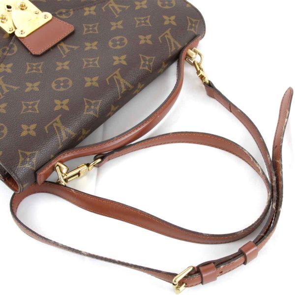 2605240408874t 6 Louis Vuitton Monceau Monogram Canvas Shoulder Bag Brown