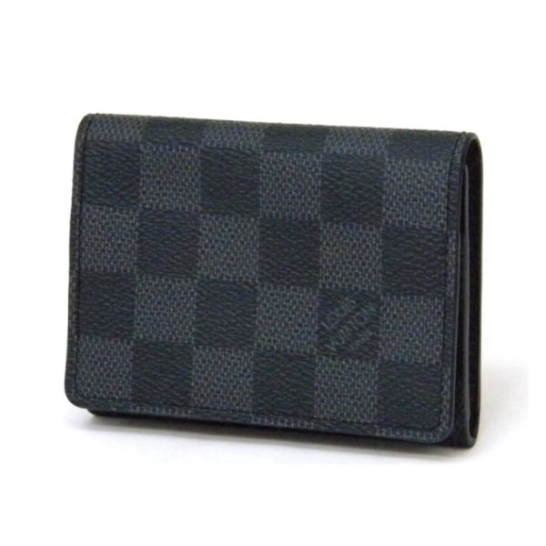 26183 1 Louis Vuitton Card Case Anvelope Cardholder Business Card Holder Graphite