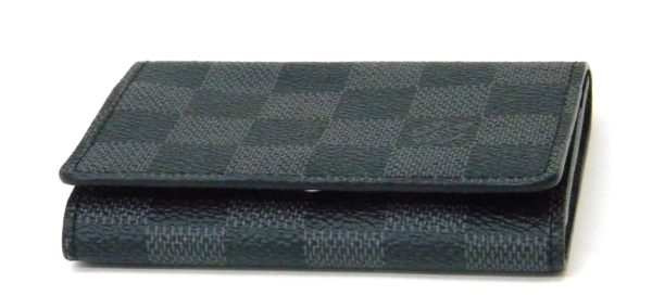 26183 3 Louis Vuitton Card Case Anvelope Cardholder Business Card Holder Graphite