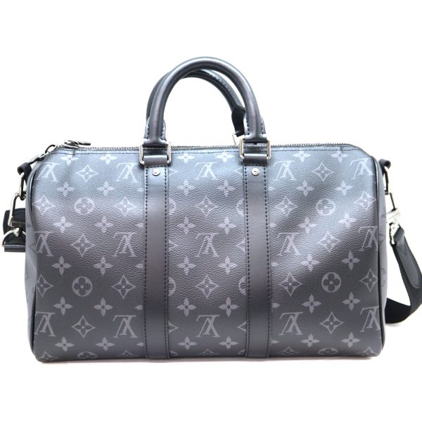 2649 2 Louis Vuitton Keepall Bandouliere 35 Boston bag Gray