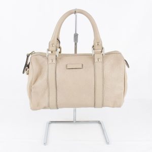 2695240107489t 1 Gucci GG Supreme Zahacker Ville 2way Bag Beige