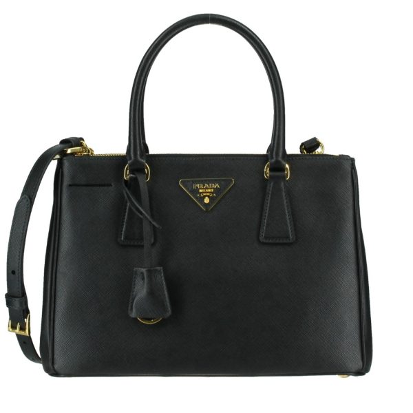 2700001186113 PRADA Handbag Leather Nero Black