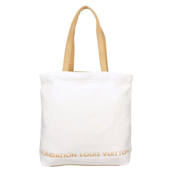 2700001483977 Louis Vuitton Tote Bag Fondation White