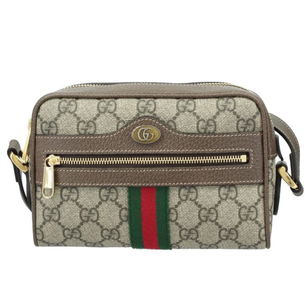 2700001711391 Gucci GG Supreme Shoulder Bag Beige Ebony