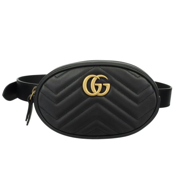 2700001729167 Gucci GG Marmont Body Bag Black