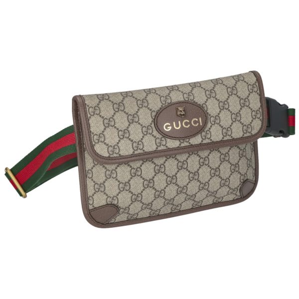 2700001998181 Gucci GG Supreme Body Bag Brown