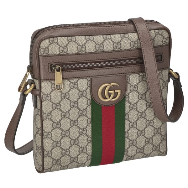 2700001998198 Gucci Ophidia Shoulder Bag Brown