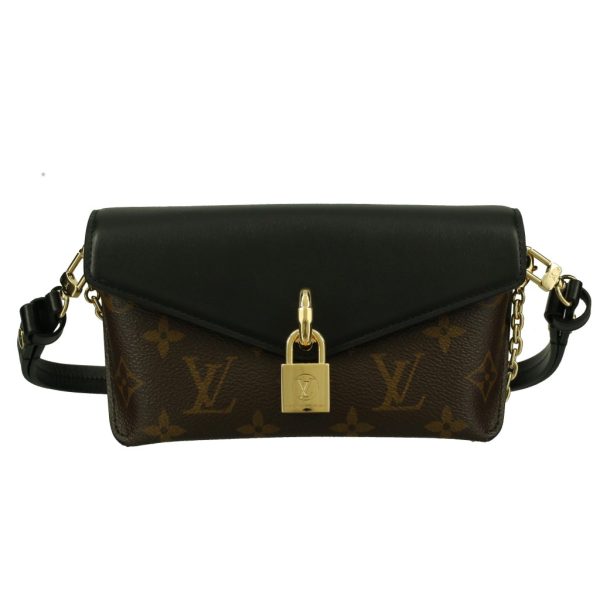 2700001999065 Louis Vuitton Shoulder Bag Padlock On Strap Noir