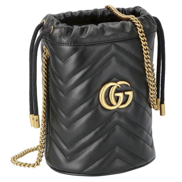 2700002013272 Gucci GG Marmont Shoulder Bag Black