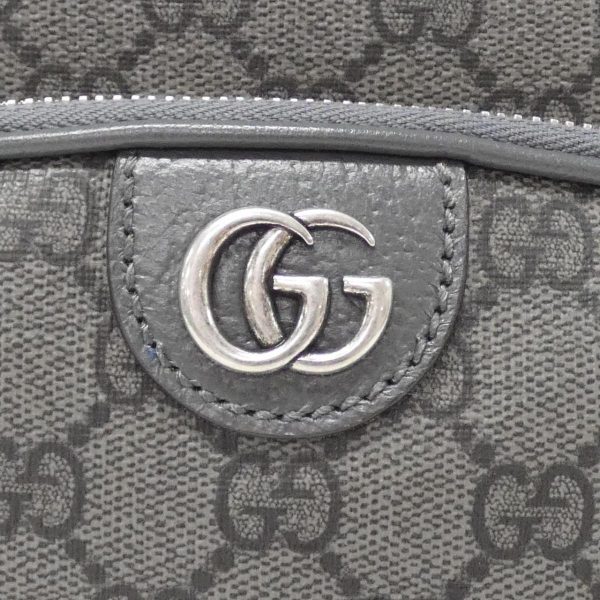 2700038130561 4 b Gucci Ophidia Gg Supreme Canvas Leather Handbag Black