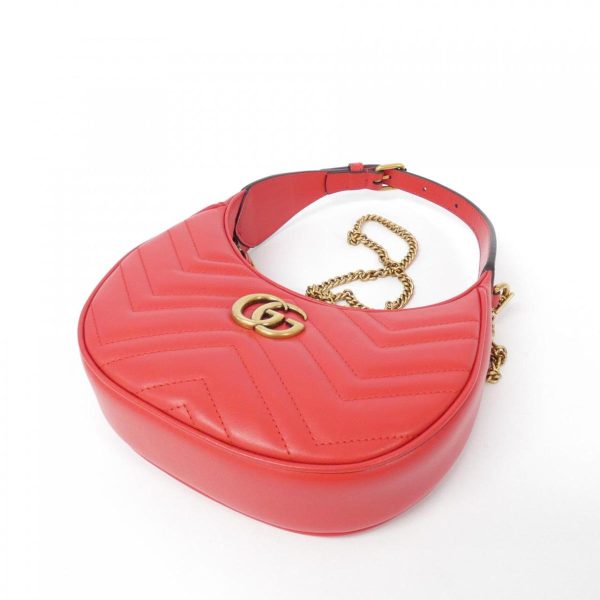 2700038244503 3 b Gucci Gg Marmont Leather Handbag Red