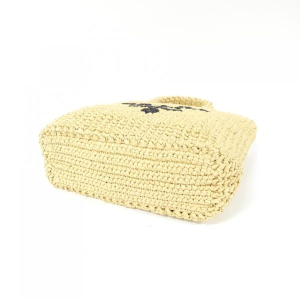 2700038580694 3 b Prada Crochet Bag Natural