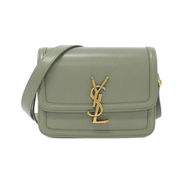 2700038945455 1 b Saint Laurent Solferino Shoulder Bag Olive