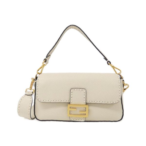 2700038953504 1 b Fendi Baguette Shoulder Bag Creme