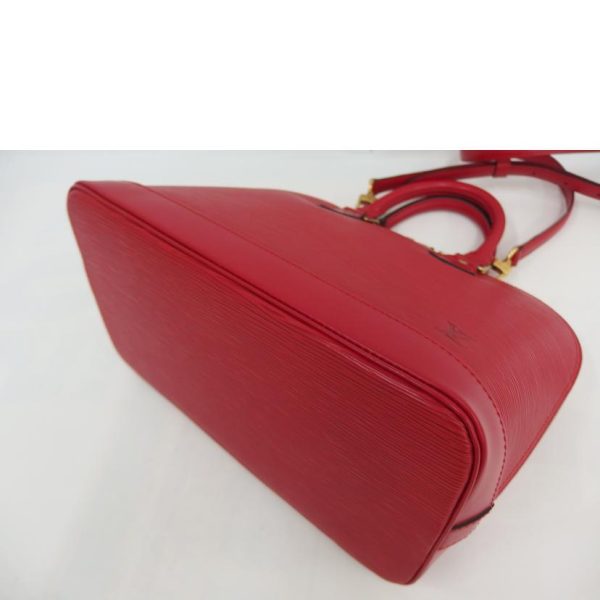 27595 4 Louis Vuitton Alma Epi Bag Red