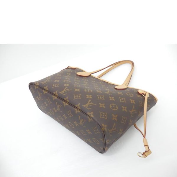 27652 3 Louis Vuitton Neverfull PM Monogram Handbag Brown