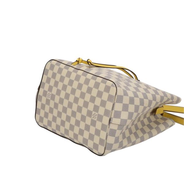 28281 2 Louis Vuitton Neonoe Damier Azur Shoulder Bag White