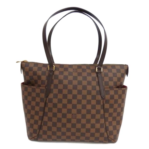 28370 1 Louis Vuitton Totally Mm Damier Ebene Handbag Brown