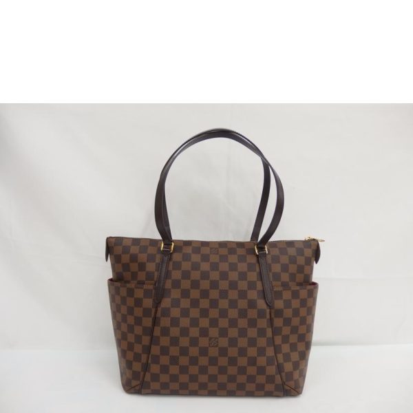 28370 2 Louis Vuitton Totally Mm Damier Ebene Handbag Brown