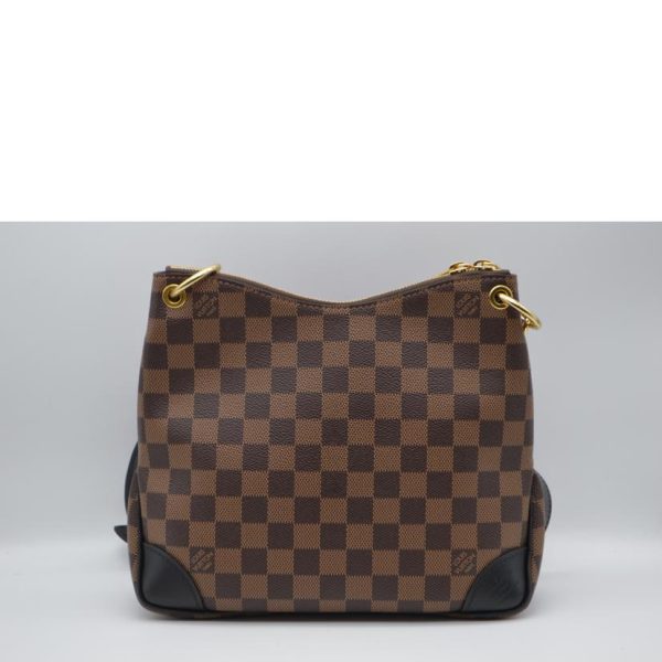 28530 2 Louis Vuitton Odeon NM PM Damier Ebene Bag Brown Black