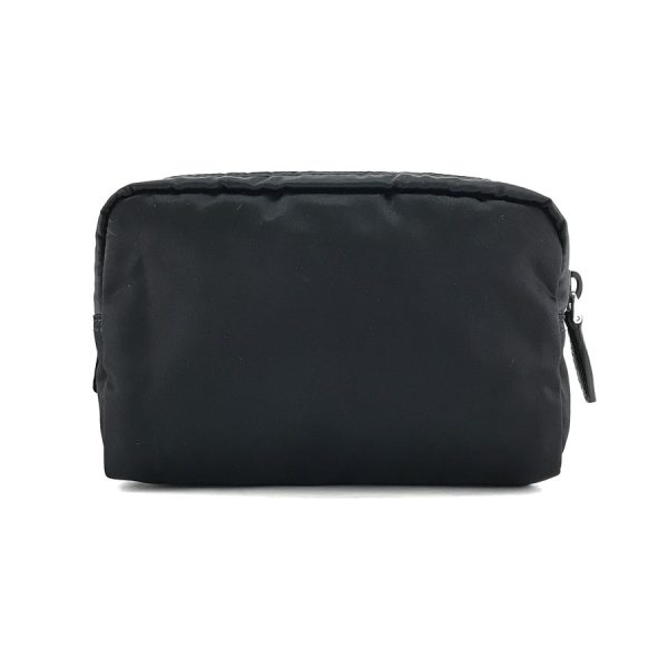 2h002801 02 Prada Tessuto Nylon Cosmetic Pouch Black