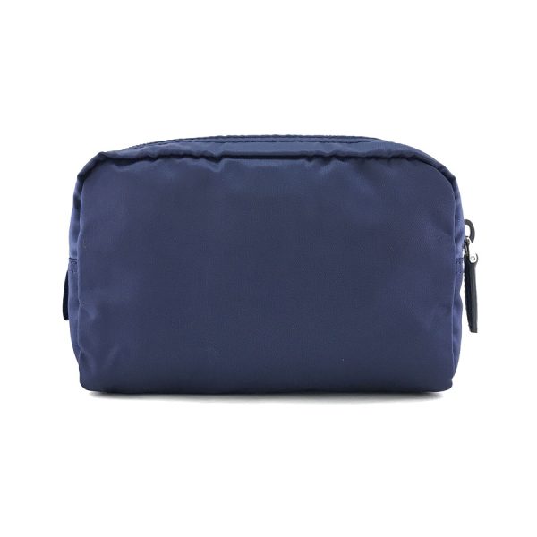 2h002802 02 Prada Tessuto Nylon Cosmetic Pouch Navy