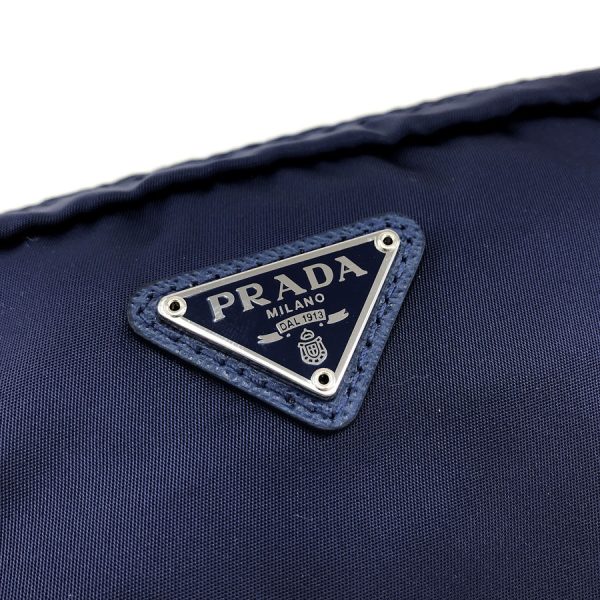 2h002802 05 Prada Tessuto Nylon Cosmetic Pouch Navy