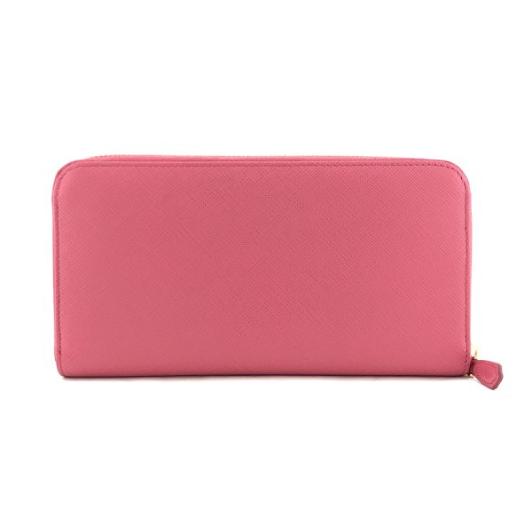 2h003814 02 Prada Long Wallet Leather Pink